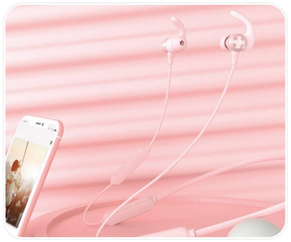 Picun bluetooth slušalke H18-X športne - roza - Image 4