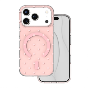 PolkaPop MagSafe ovitek za iPhone 17 Pro / iPhone 18 Pro roza