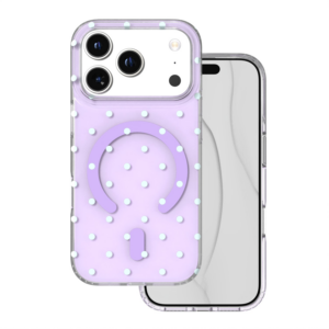 PolkaPop MagSafe ovitek za iPhone 17 Pro / iPhone 18 Pro vijola