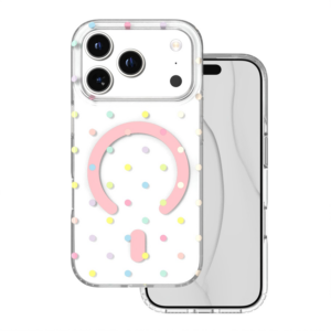 PolkaPop MagSafe ovitek za iPhone 17 Pro / iPhone 18 Pro bel