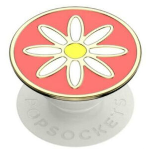 POPSOCKETS držalo / stojalo PopGrip Quaint Daisy Coral - Enamel
