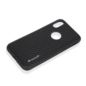 QULT silikonski ovitek za Apple Iphone X - karbon