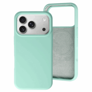 RainBow Liquid silikonski ovitek z MagSafe za iPhone 17 Pro - mint