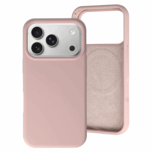 RainBow Liquid silikonski ovitek z MagSafe za iPhone 17 Pro Max - roza