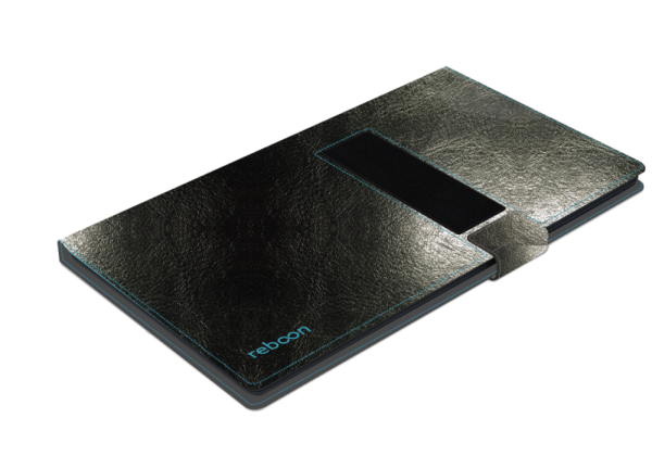 Reboon univezalna torbica / nosilec BOONCOVER L2 10 inch črna usnjena - Image 7