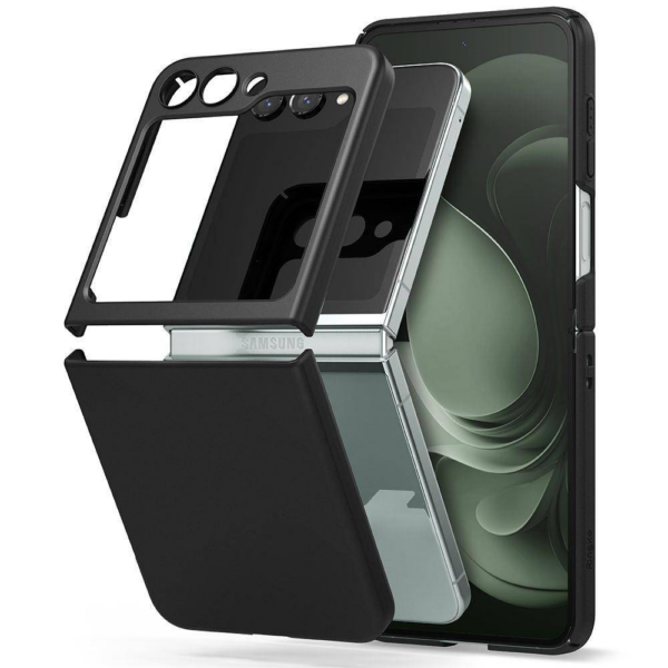 Ringke Slim silikonski ovitek za Samsung Galaxy Z Flip 5 - črn - Image 2
