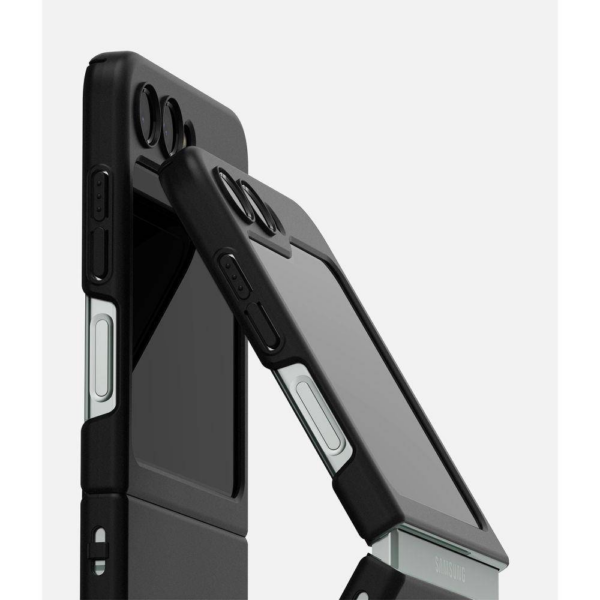 Ringke Slim silikonski ovitek za Samsung Galaxy Z Flip 5 - črn - Image 5