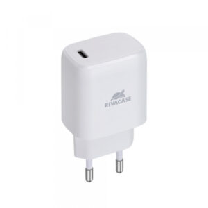RIVACASE adapter PS4191 W00 hišni polnilec 220V Quick Charge 20W vhod Type C PD 3.0 - Original (EU Blister) bel