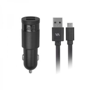RivaCase AVTO POLNILEC VA4223 3,4A + podatkovno polnilni kabel MicroUSB