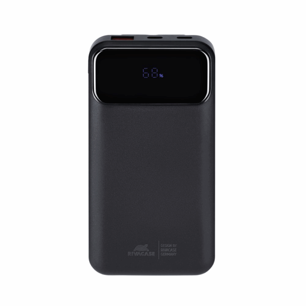 RIVACASE prenosna baterija/powerbank VA2211 10.000 mAh 22,5W, z LCD ekranom in 3x podatkovni kabli (Type-C, Lightning, USB-A) - za vse telefone in tablice - Image 3