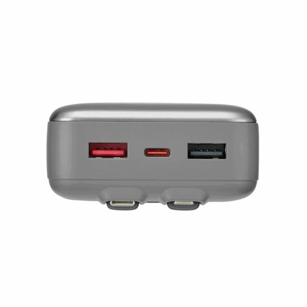 RIVACASE prenosna baterija/powerbank VA2612 20.000 mAh 30W, z LCD ekranom in 2x podatkovni kabel (Type-C, Lightning)  - za vse telefone in tablice - Image 6