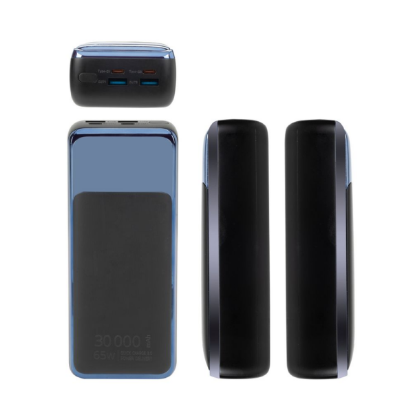 RIVACASE VA1080 zunanja baterija powerbank 30.000 mAh 65W (tudi za prenosnik) - črn - Image 4