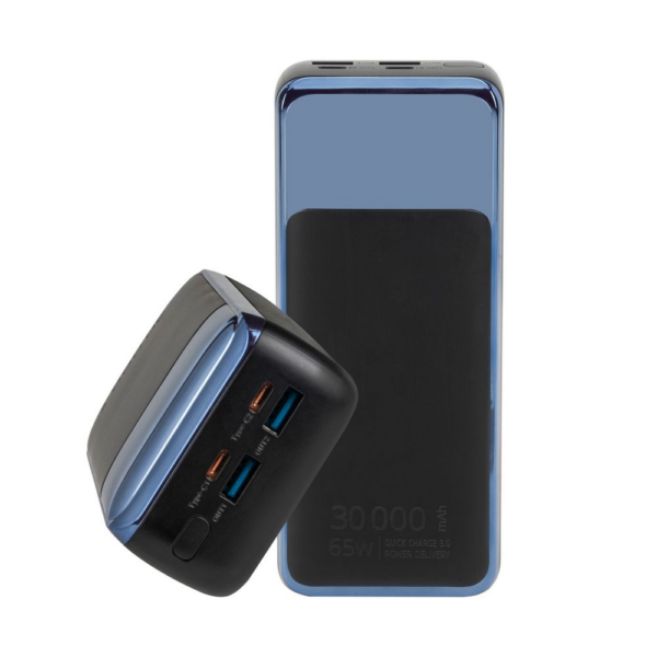 RIVACASE VA1080 zunanja baterija powerbank 30.000 mAh 65W (tudi za prenosnik) - črn - Image 7
