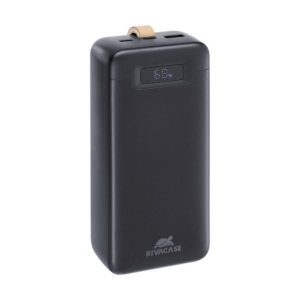 RIVACASE VA1083 Turbo QC / 3.0 PD prenosna baterija powerbank 30000 mAh moč 65W - črn