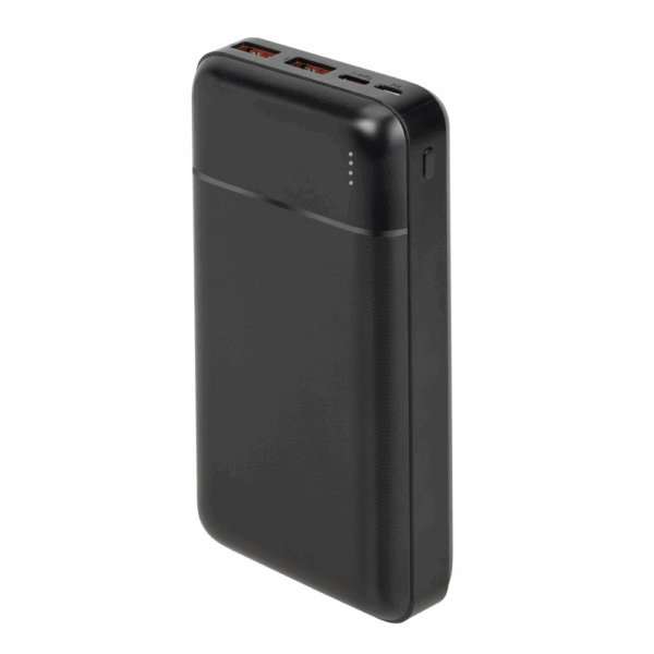 RIVACASE VA2102 QC / PD prenosna baterija powerbank 20.000 mAh 22,5W - črn