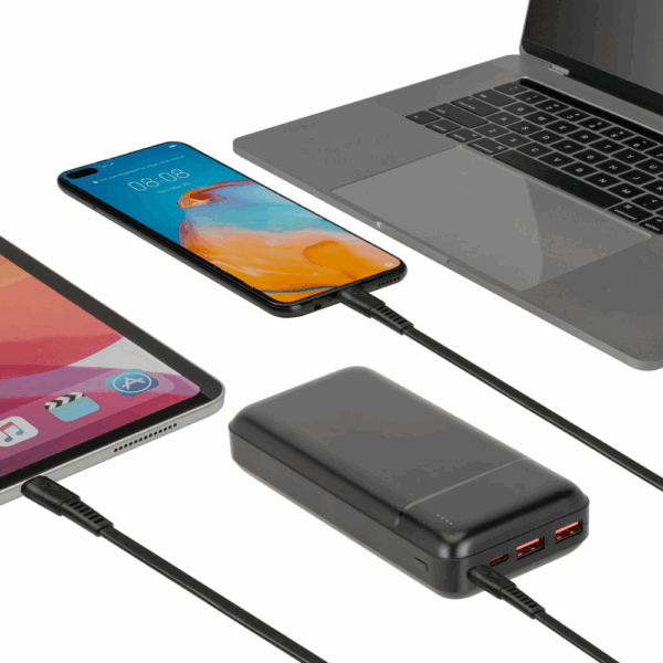 RIVACASE VA2102 QC / PD prenosna baterija powerbank 20.000 mAh 22,5W - črn - Image 9