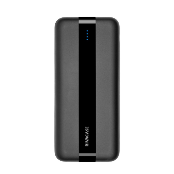 RIVACASE Prenosna baterija VA2041 ("Powerbank") 10.000 mAh 10W, črn z Type-C in 2x USB-A izhodi ter LED indikatorjem, ki omogoča simultano polnjenje 3 naprav - Image 2