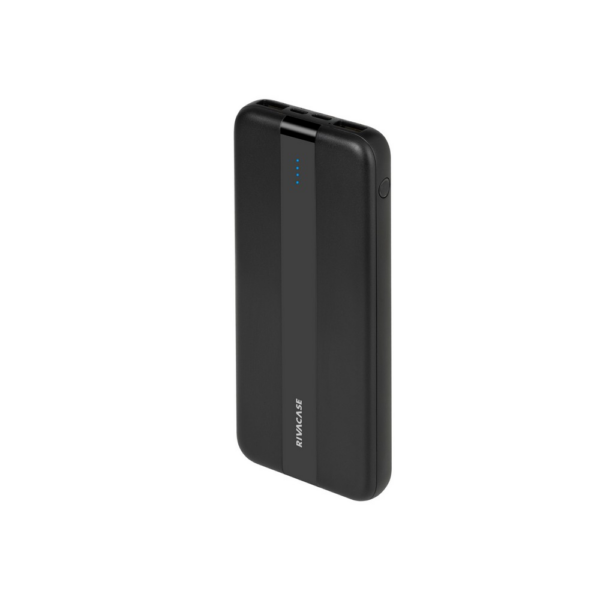 RIVACASE Prenosna baterija VA2041 ("Powerbank") 10.000 mAh 10W, črn z Type-C in 2x USB-A izhodi ter LED indikatorjem, ki omogoča simultano polnjenje 3 naprav - Image 7