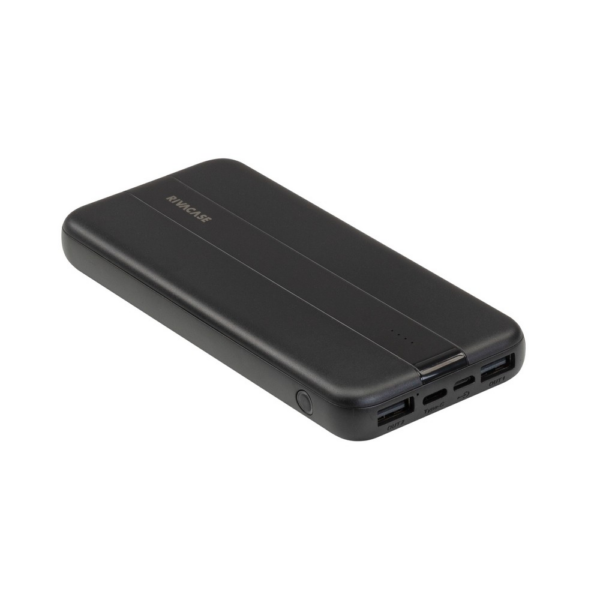 RIVACASE Prenosna baterija VA2041 ("Powerbank") 10.000 mAh 10W, črn z Type-C in 2x USB-A izhodi ter LED indikatorjem, ki omogoča simultano polnjenje 3 naprav - Image 8