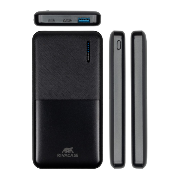 RIVACASE VA2531 zunanja baterija powerbank 10.000 mAh 18W - črna - Image 4