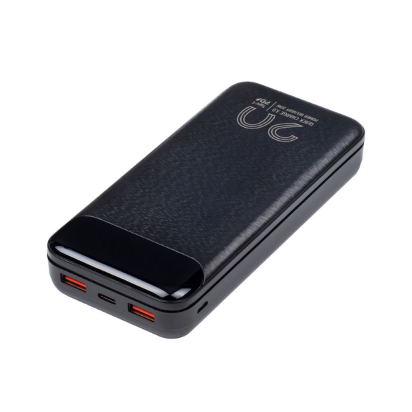 RIVACASE zunanja baterija powerbank 20.000 mAh VA2580 Quick Charge / PD 20W z LCD-jem črn - Image 7