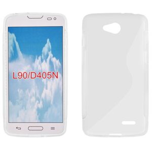 S silikonski ovitek LG L90 D405/D405N prozoren