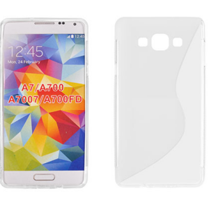 S silikonski ovitek Samsung Galaxy A7 A700 prozoren