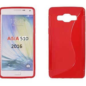 S silikonski ovitek Samsung Galaxy A5 2016 A510 rdeč
