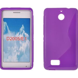 S silikonski ovitek SONY Xperia E1 D2004 vijola