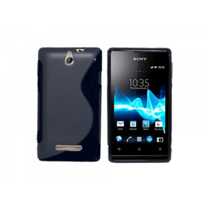 S silikonski ovitek SONY Xperia E C1605 črn