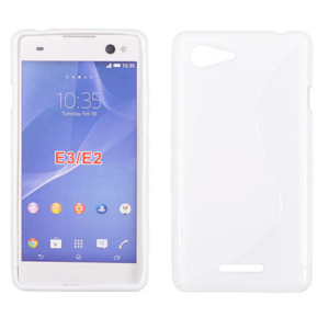 S silikonski ovitek SONY Xperia E3 prozoren