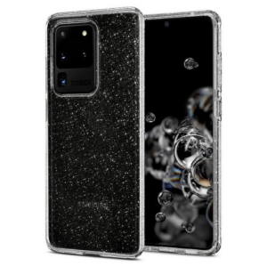 Spigen Liquid Crystal ovitek za Samsung Galaxy S20 Ultra G988 prozoren z bleščicami