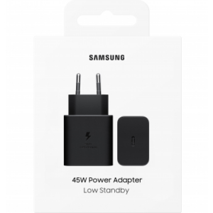 Samsung adapter hišni polnilec Super Fast Charge EP-T4510XBE 45W črn - original