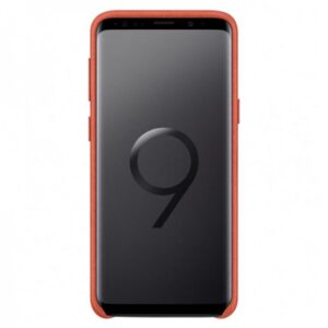 SAMSUNG original Alcantara ovitek EF-XG960ARE za SAMSUNG Galaxy S9 G960 - rdeč