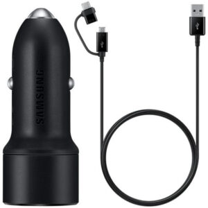 SAMSUNG AVTOPOLNILEC EP-L1100WBE 15W + kabel Combo Type C / Micro USB - Fast Charge - EU blister