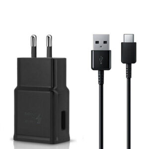 SAMSUNG hišni polnilec EP-TA200BBE 15W z USB Type C EP-DG970BBE - črn - bulk