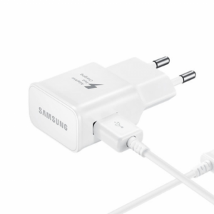 SAMSUNG HIŠNI POLNILEC EP-TA20 15W z USB data kablom EU Blister - bel