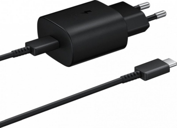 SAMSUNG HIŠNI POLNILEC EP-TA800XBE Super Fast Charge (Type C) in podatkovni kabel EP-DW767JBE 1,8m (Type C - Type C) - črn (bulk)