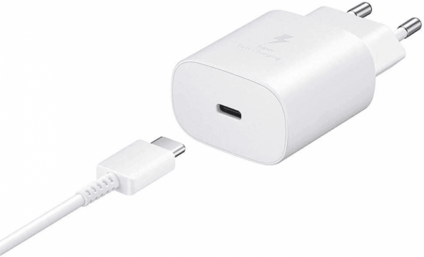 SAMSUNG HIŠNI POLNILEC EP-TA800XWE Super Fast Charge (Type C) in podatkovni kabel EP-DW767JWE 1,8m (Type C - Type C) - bel (bulk) - Image 2
