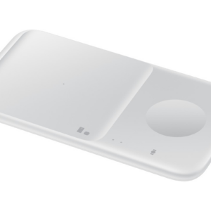 SAMSUNG original brezžična polnilna postaja 9W, brezžični polnilec EP-P4300TWE DUO PAD bel