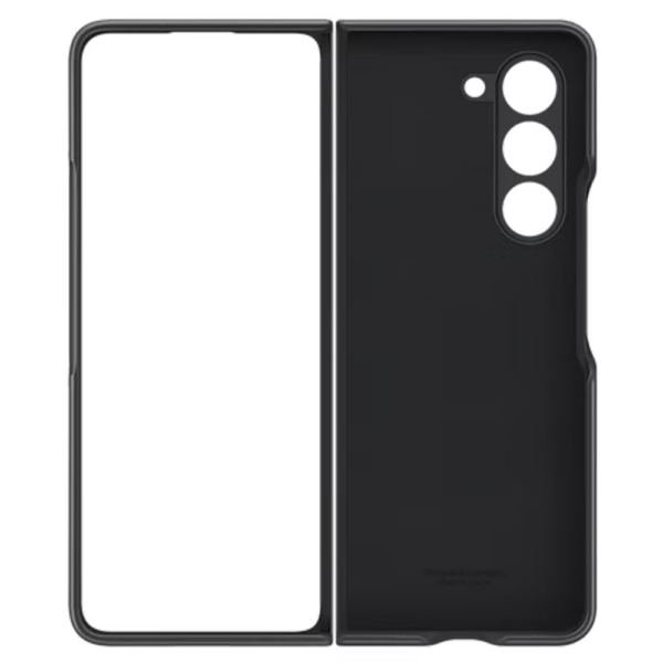 Samsung original Eco - Lether Cover usnjen ovitek EF-VF946PBE za Samsung Galaxy Z Fold 5 - zaščita zadnjega dela - črn - Image 4