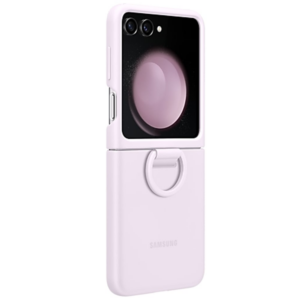 Samsung original Indigo Silicon Case with Ring ovitek EF-PF731TVE za Samsung Galaxy Z Flip 5 - lavander