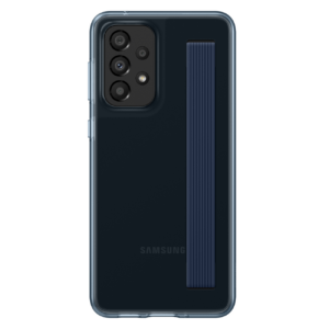 SAMSUNG original ovitek Slim Strap EF-XA336CBE za SAMSUNG Galaxy A33 5G A336 - prozorno črn