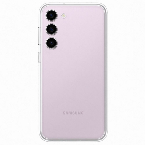 SAMSUNG original ovitel Frame Cover EF-MS916CTE za Samsung Galaxy S23 Plus 5G - prozoren bumper s steklom zadaj ali za kartico - Image 3