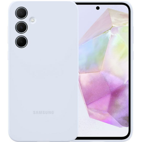 Samsung original Silicon Case EF-PA356TLE za Samsung Galaxy A35 - svetlo moder - Image 7