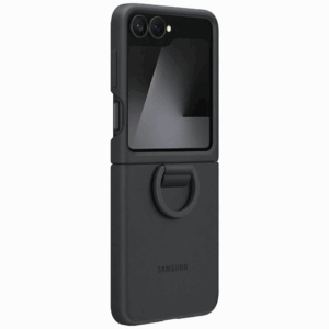 Samsung original Silicon Case with Ring ovitek EF-PF766TBE za Samsung Galaxy Z Flip 6 / Samsung Galaxy Z Flip7 - črn