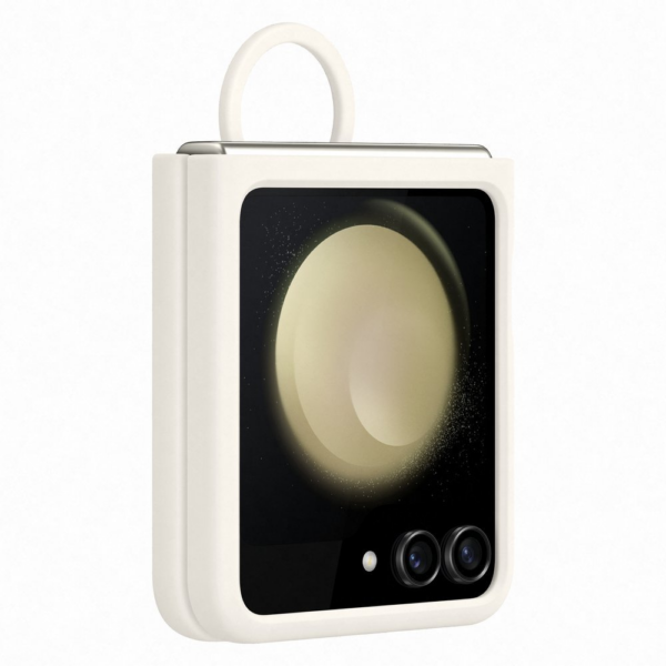 Samsung original Silicon Case with Ring ovitek EF-PF731TME za Samsung Galaxy Z Flip 5 - zelen - Image 5