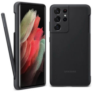 SAMSUNG original Silicon ovitek EF-PG99PTE za SAMSUNG Galaxy S21 Ultra G998 - črn