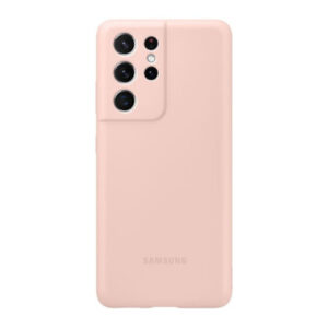 SAMSUNG original silikonski ovitek EF-PG998TPE za SAMSUNG Galaxy S21 Ultra G998 - roza