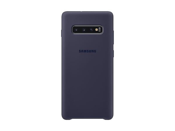 SAMSUNG original silikonski ovitek EF-PG975TNE za SAMSUNG Galaxy S10 Plus G975 - navy moder